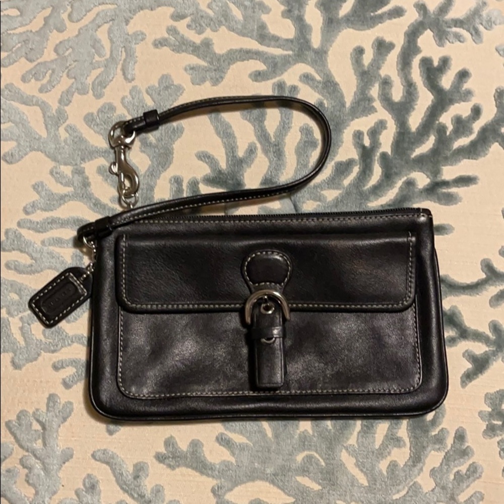 Coach Soft Leather Wristlet